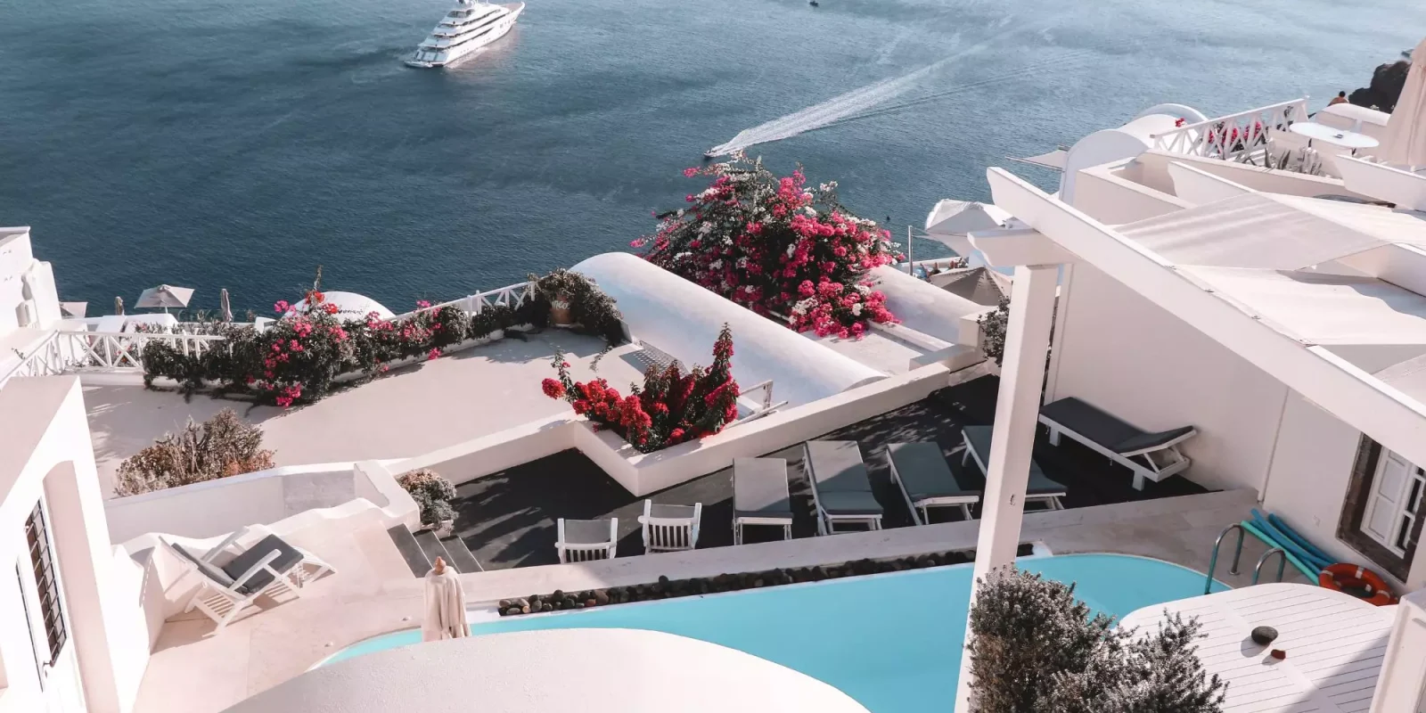 hotels Santorin avec piscine privée